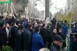 جامعه ورزش مقابل دفتر سازمان ملل در محکومیت حمله اسرائیل حضور یافتند 