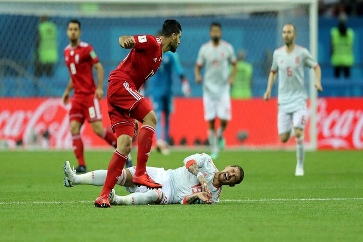 تساوی بدون گل ایران و اسپانیا در نیمه نخست