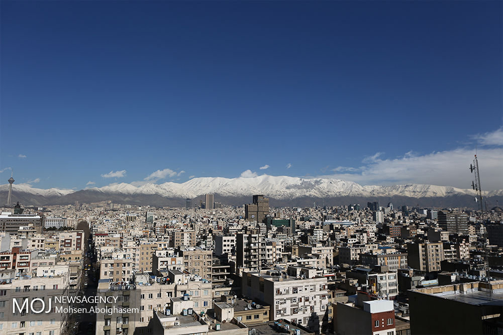 کیفیت هوای تهران در 24 اسفند 97 پاک است