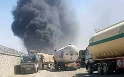 آتش سوزی در گمرک «فراه» در مرز افغانستان