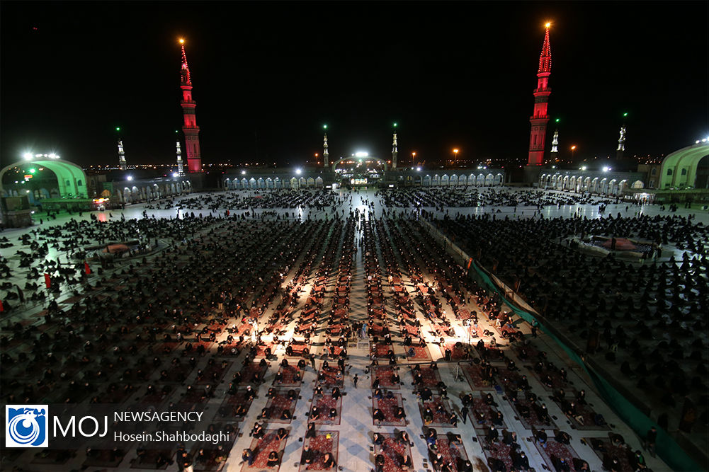 عزاداری شب ششم ماه محرم در مسجد مقدس جمکران