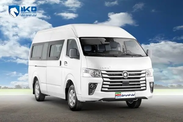 فروش ون‌ وانا نیوفیس یورو پنج ایران‌خودرو دیزل با قیمت قطعی و پرداخت مرحله‌ای
