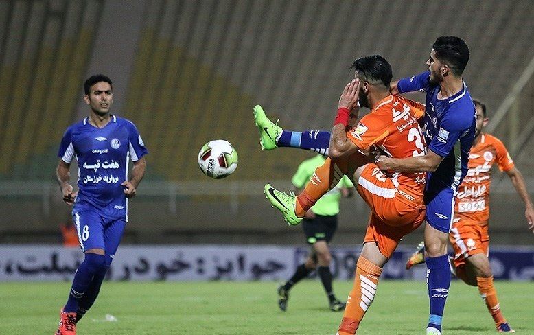برتری استقلال خوزستان مقابل پدیده در نیمه اول