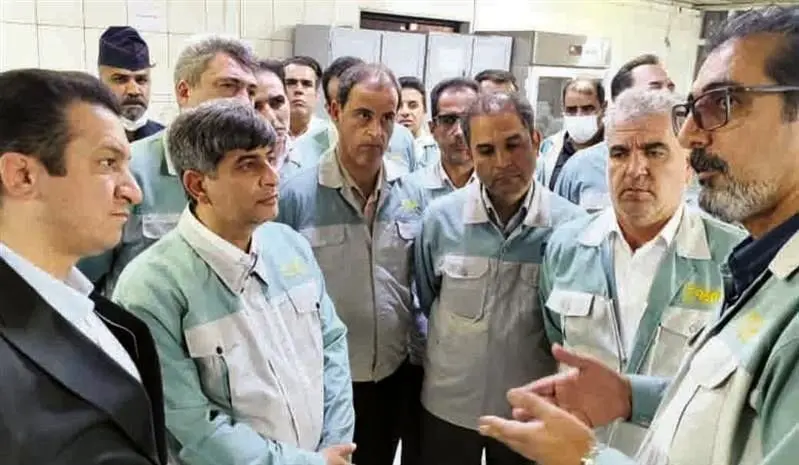 بازدید مدیرعامل گروه فولاد مبارکه از مراکز طبخ شرکت