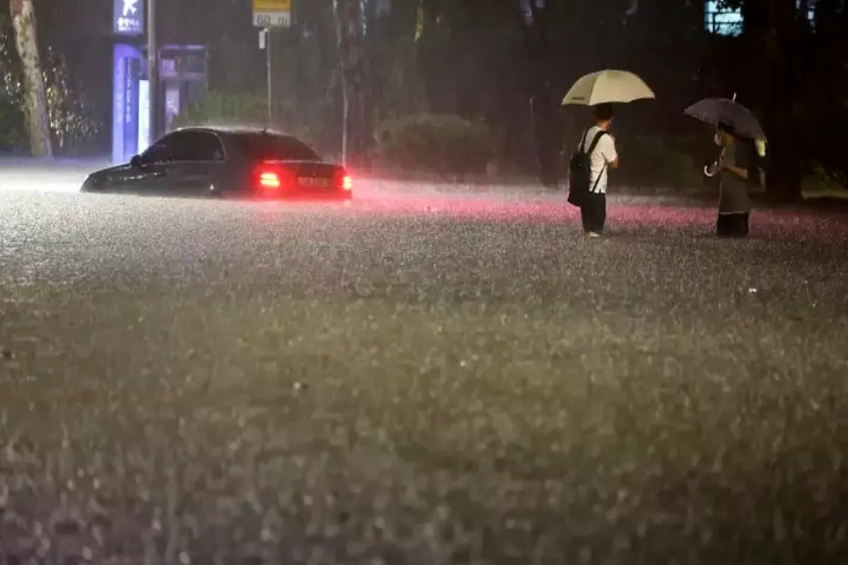Several people dead amid record rain in South Korea