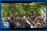 تشییع پیکر شهید «حسین امیرعبداللهیان» در محل وزارت امور خارجه + فیلم