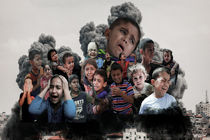 10000 Gaza children killed in 100 days