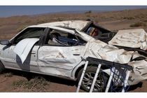 2 کشته و یک مجروح در اثر واژگونی سمند در اردستان