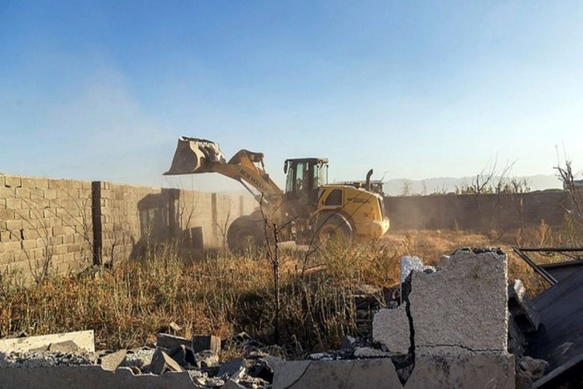 رفع تصرف بیش از ۵۹ هزار مترمربع از اراضی ملی در جزیره قشم 