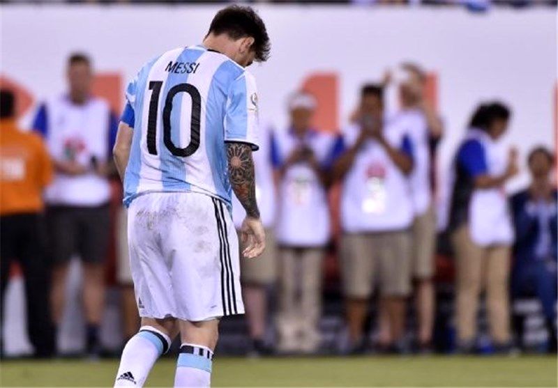 مسی از تیم ملی آرژانتین خداحافظی کرد