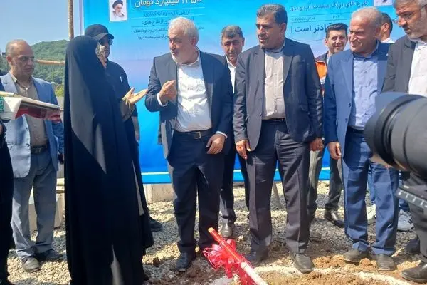 وزیر نیرو کلنگ طرح آبرسانی به شهرستان میاندورود در مازندران را به زمین زد