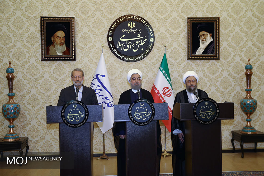 لاریجانی: حضور کشورهای خارجی پشتوانه بسیار خوبی برای دولت است