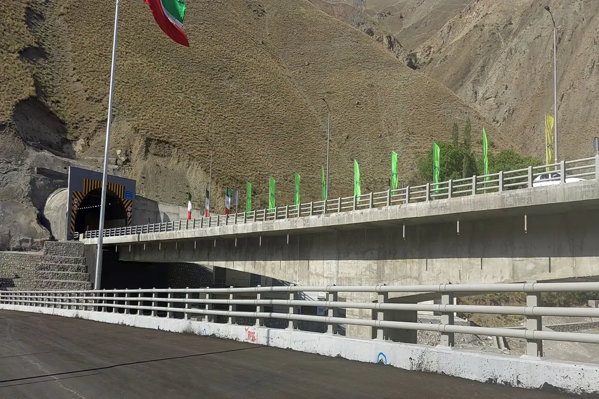 باند رفت فاز دوم آزاد راه تهران_شمال نیمه دوم شهریور به بهرهبرداری میرسد