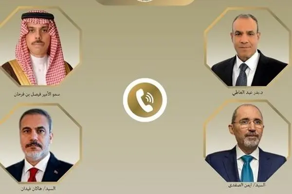 وزرای خارجه مصر، عربستان، اردن و ترکیه درباره اوضاع غزه و سودان گفتگو کردند