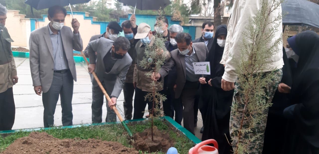 مراسم نمادین گرامیداشت هفته درختکاری در استان کرمانشاه برگزار شد 