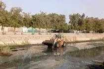 پاکسازی «خور گور سوزان» در بندرعباس برای حفظ سیمای شهری