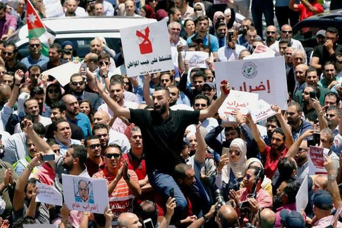اعتراضات در اردن ادامه دارد