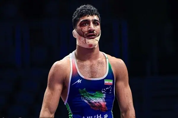 دانیال سهرابی با غلبه بر حریف قزاق به برنز کشتی فرنگی جهان رسید