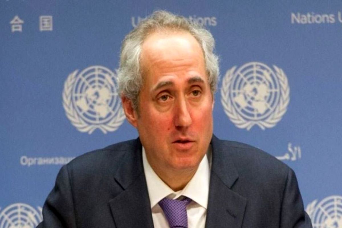 سخنگوی دبیر کل سازمان ملل ترور شهید فخری زاده را محکوم کرد
