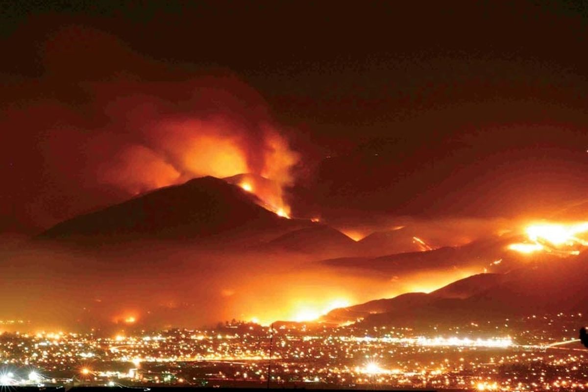 آتش سوزی در ایالت کالیفرنیا
