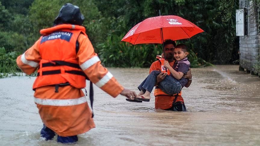 ۴۰۰۰ نفر بر اثر وقوع سیل در جنوب مالزی آواره شدند
