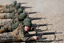 آموزش نظامیان زنان افغان