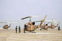 استقرار بالگردهای هوانیروز ارتش در سیستان 