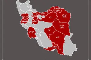 اینفوگرافیک/کدام استان‌ها تعطیلی و کاهش ساعات اداری دارند؟
