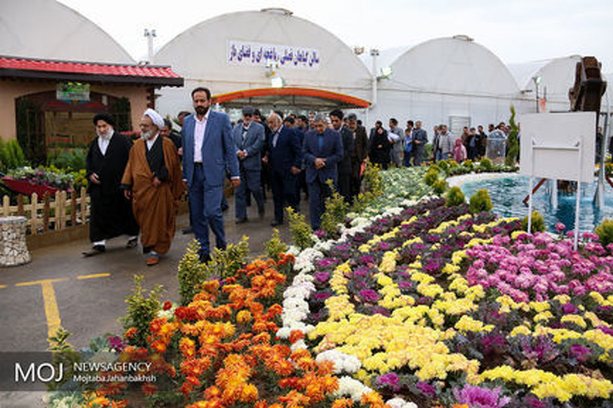 سومین جشنواره گل های زینتی در درچه افتتاح شد