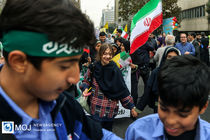 در حاشیه راهپیمایی ۱۳ آبان در تهران 