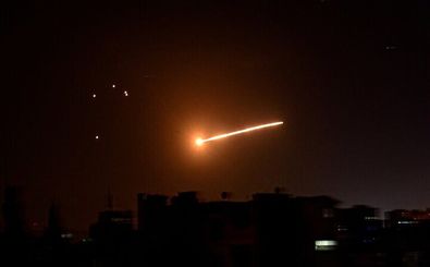 Israeli aggression confronted by Syrian air defense 