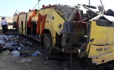 واژگونی اتوبوس در کمربندی شاهرود ۳۸ کشته و زخمی برجای گذاشت +اسامی مصدومان