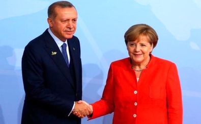 تاکید مرکل و اردوغان  بر حفظ تمامیت ارضی سوریه