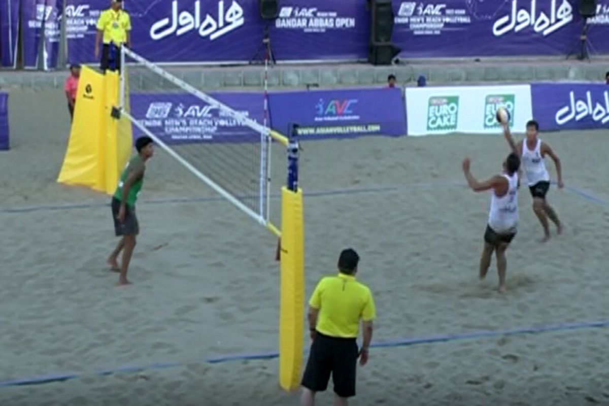 والیبال ساحلی قهرمانی مردان آسیا؛ صعود سه تیم ایران