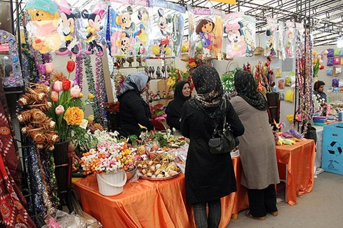 برپایی بازارچه موقت نوروزی در مناطق ۳ و ۱۲ اصفهان