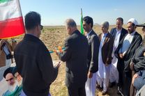 افتتاح باغ گل محمدی ۶ هکتاری در  شهرستان تفتان  