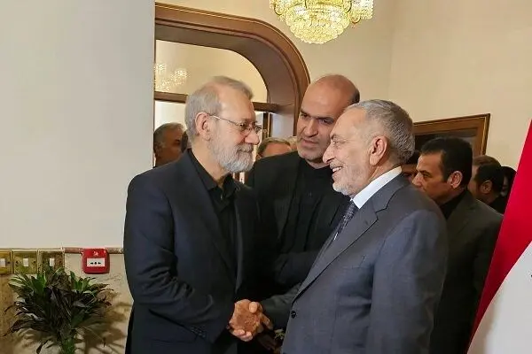 علی لاریجانی با رئیس مجلس عراق دیدار کرد