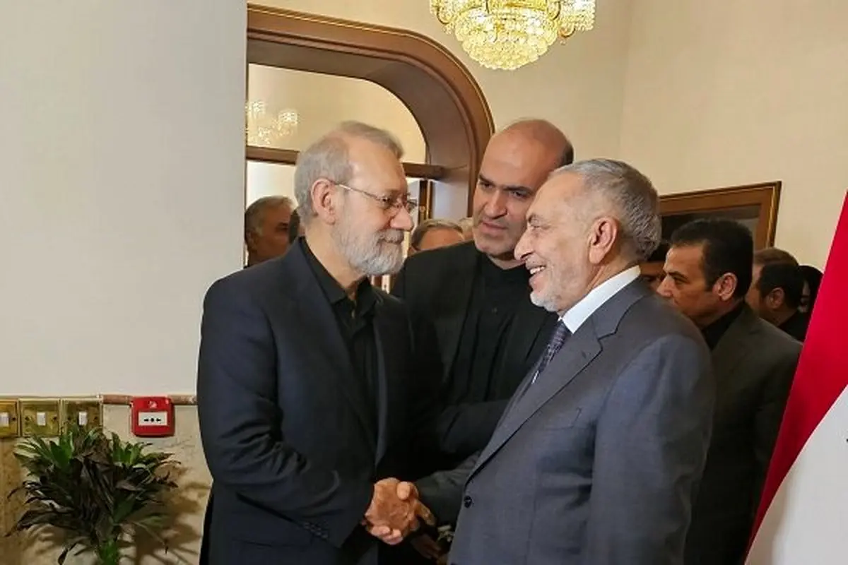 علی لاریجانی با رئیس مجلس عراق دیدار کرد