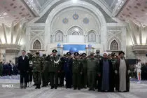 تجدید میثاق جمعی از فرماندهان و کارکنان ارتش با آرمانهای بنیانگذار انقلاب