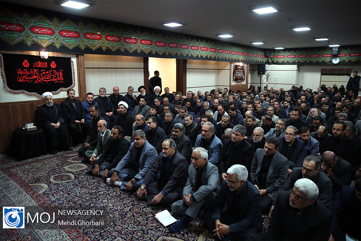 دومین روز از مراسم عزاداری حسینی در دفتر رئیس‌ جمهور برگزار شد