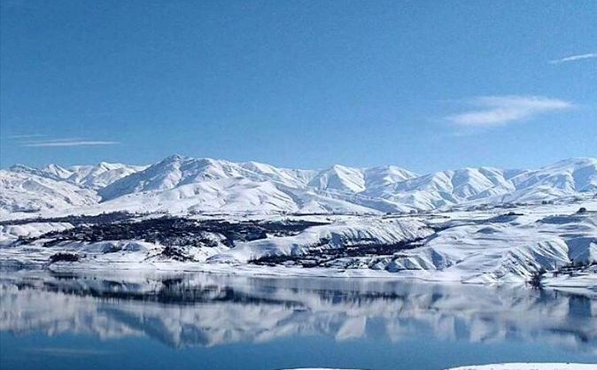 آب یک سد کشور یخ بست! + فیلم