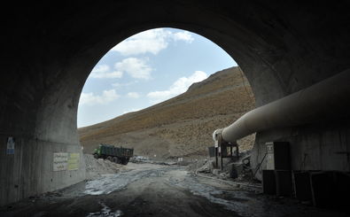 پیشرفت 65 درصدی دومین تونل بزرگ استان اصفهان