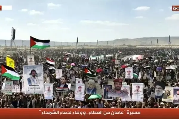 مردم صعده یمن با برگزاری راهپیمایی عظیم وفاداری خود به راه شهدا را اعلام کردند