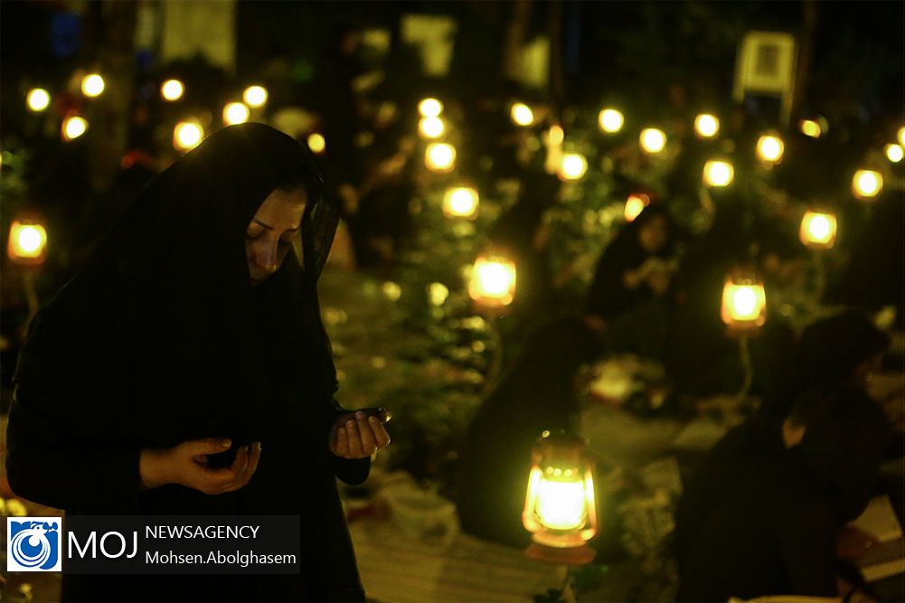 احیای شب بیست و سوم ماه مبارک رمضان در گلزار شهدای بهشت زهرا (س)
