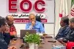 بازدید استاندار هرمزگان از مرکز EOC جمعیت هلال‌احمر استان 