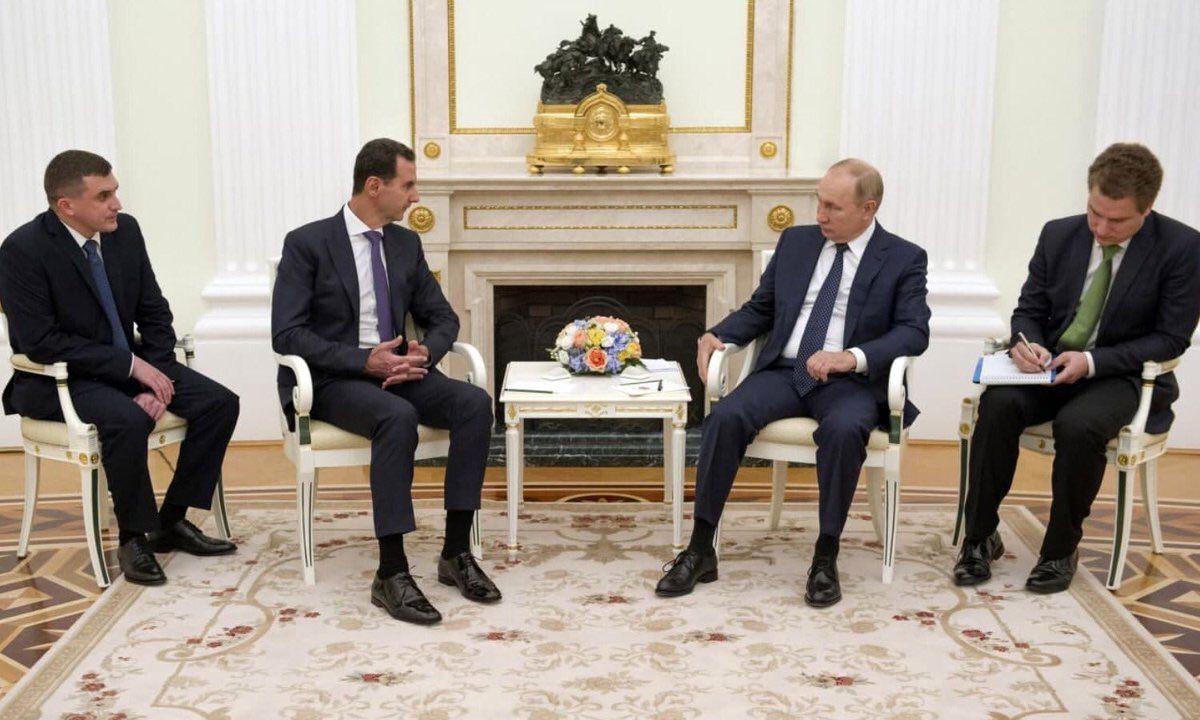 دیدار بشار اسد با پوتین در مسکو روسیه