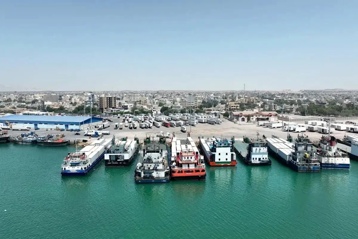 تخلیه و بارگیری بیش از یک میلیون تن کالا در بنادر غرب هرمزگان