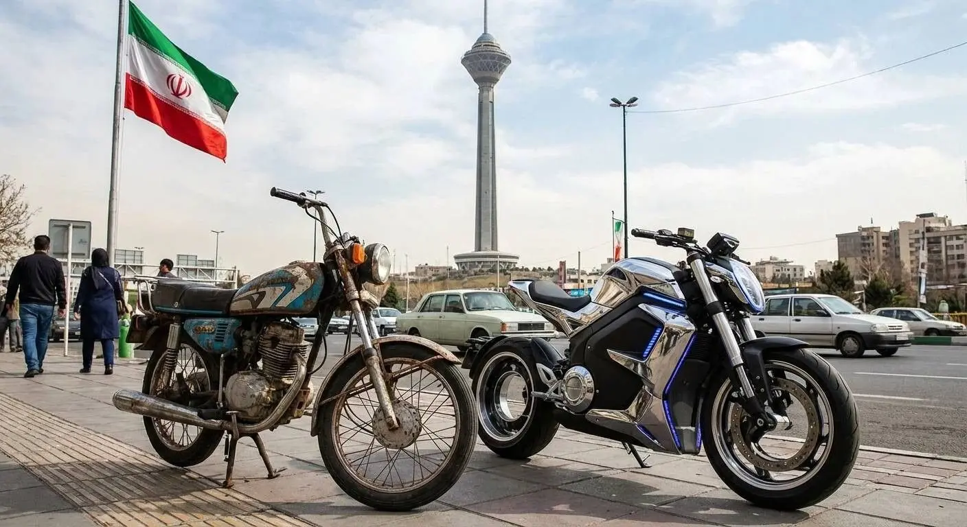 آغاز طرح جایگزینی ۳ میلیون موتورسیکلت فرسوده در تهران + فیلم
