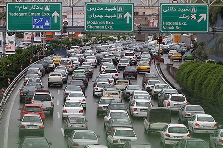 وضعیت ترافیکی جاده ها در 29 فروردین