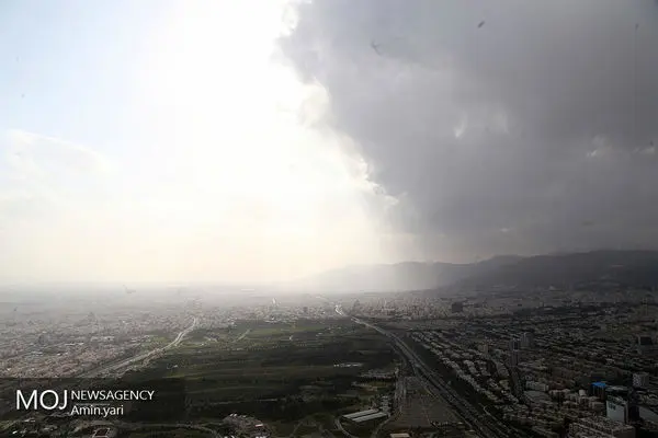 باد شدید راه تهران